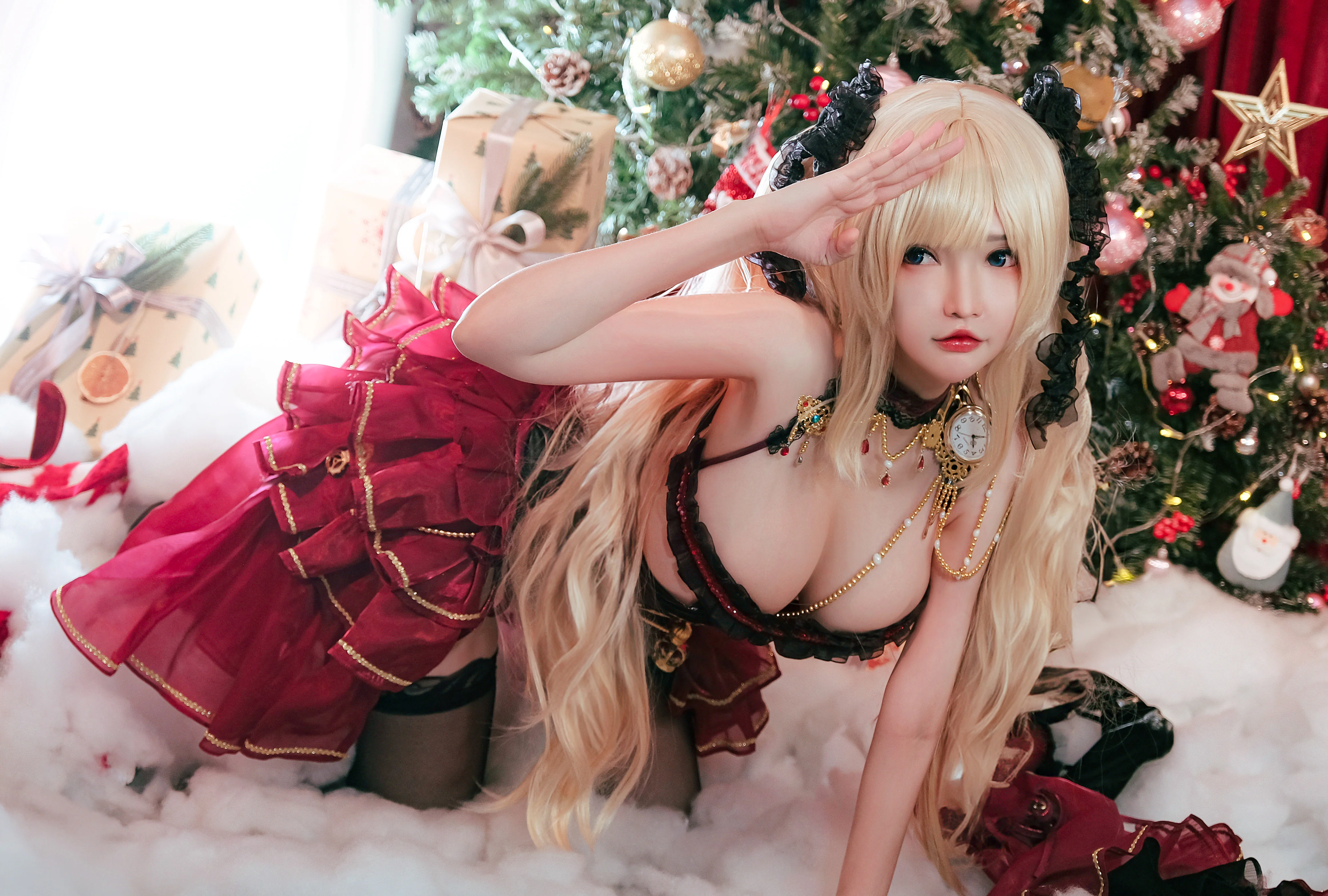 Potato Godzilla新作《Marie Rose Xmas》：完美曲线点燃节日气氛